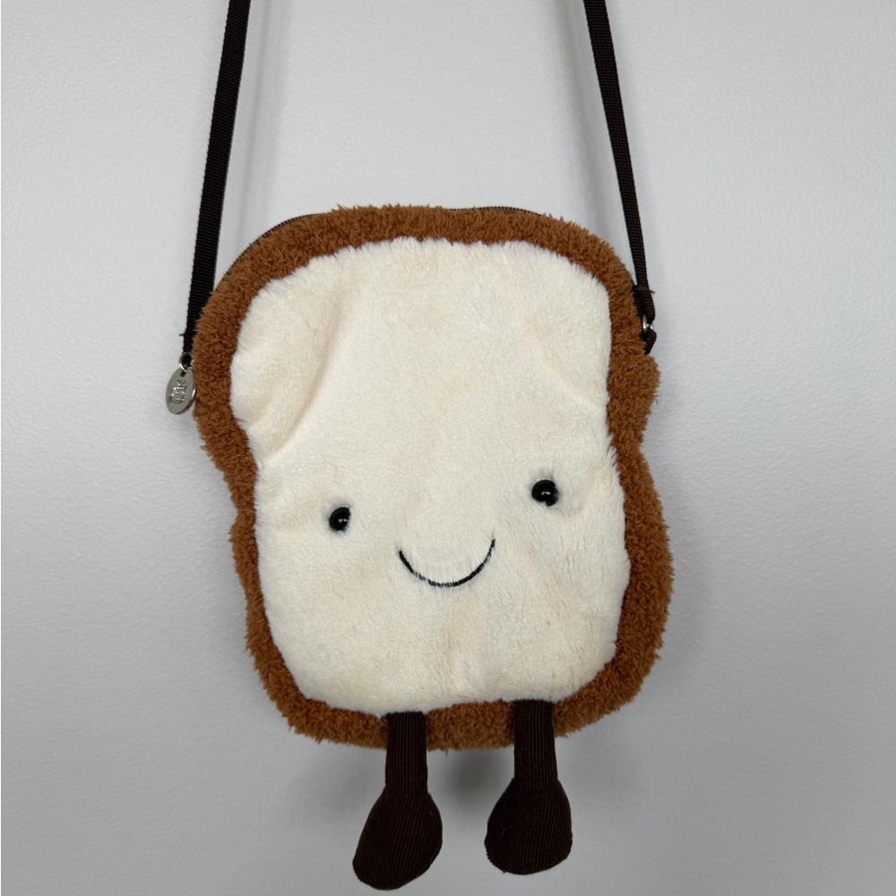Jellycat Cream and Brown Toast Bag